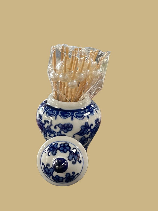 Mini Ginger Jar with Toothpicks