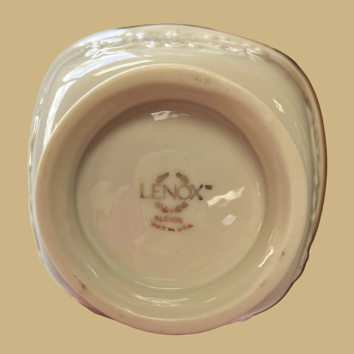 Lenox “Canterbury” Bowl 24k gold rim