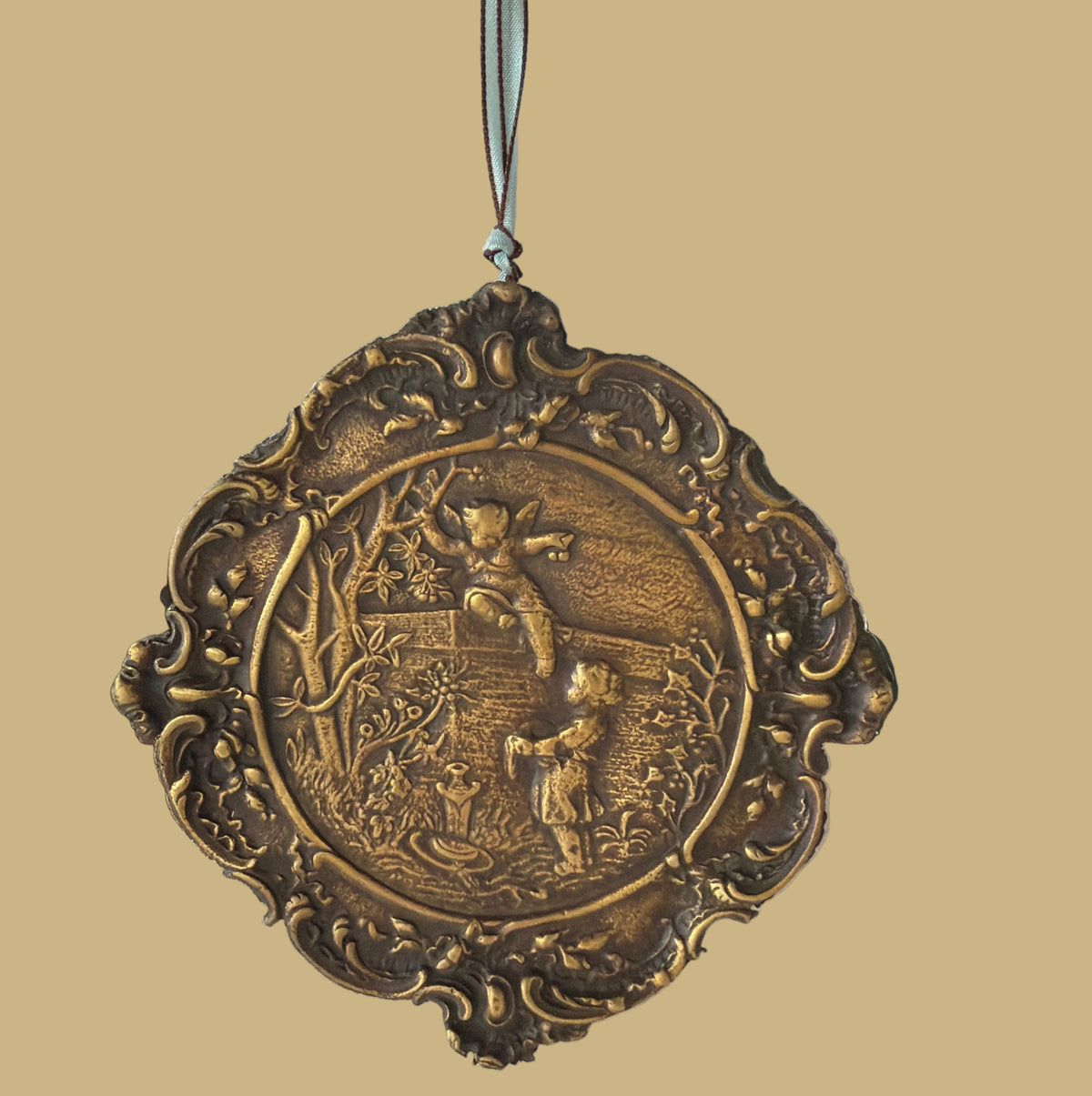 Cherub Decorative Wall Plaque