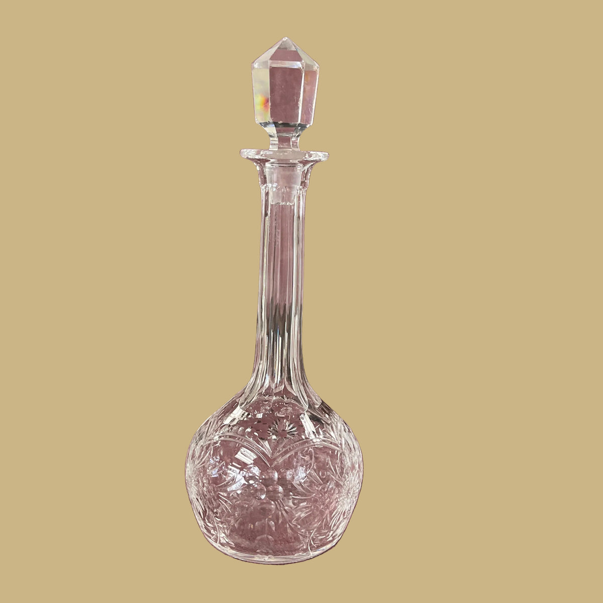 Cut Crystal Decanter w/Stopper