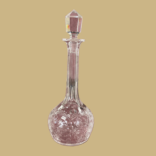 Cut Crystal Decanter w/Stopper