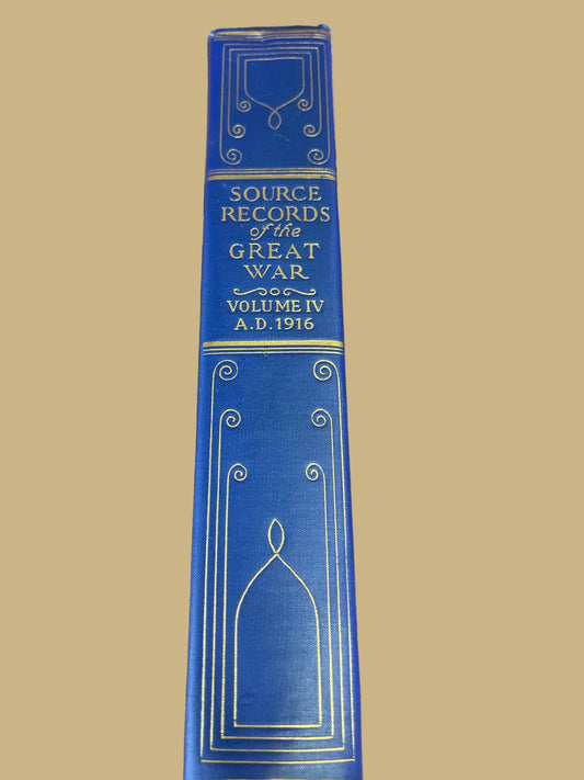 Volume IV of Source Records of the Great War, Published in 1923