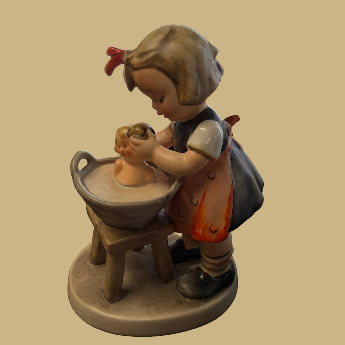 Goebel M.I. Hummel "Doll Bath" Figurine