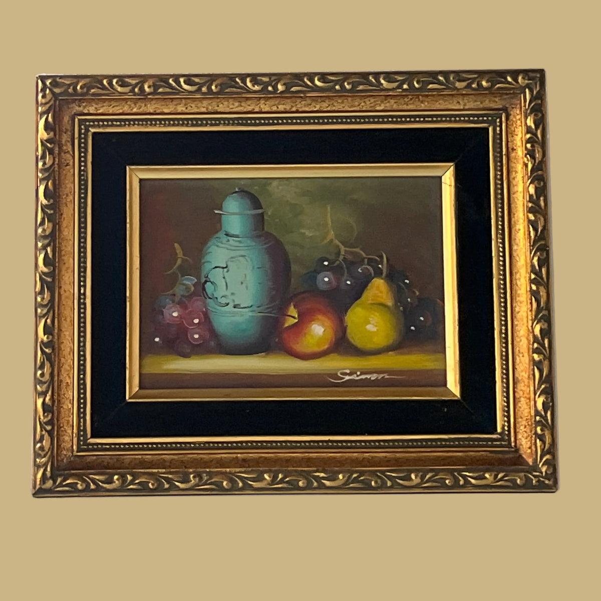 Vintage Oil Painting signed Simon