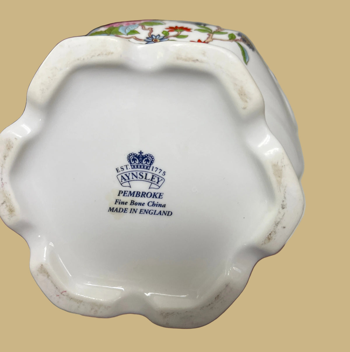 Vintage Aynsley “Pembroke” Rose Bowl