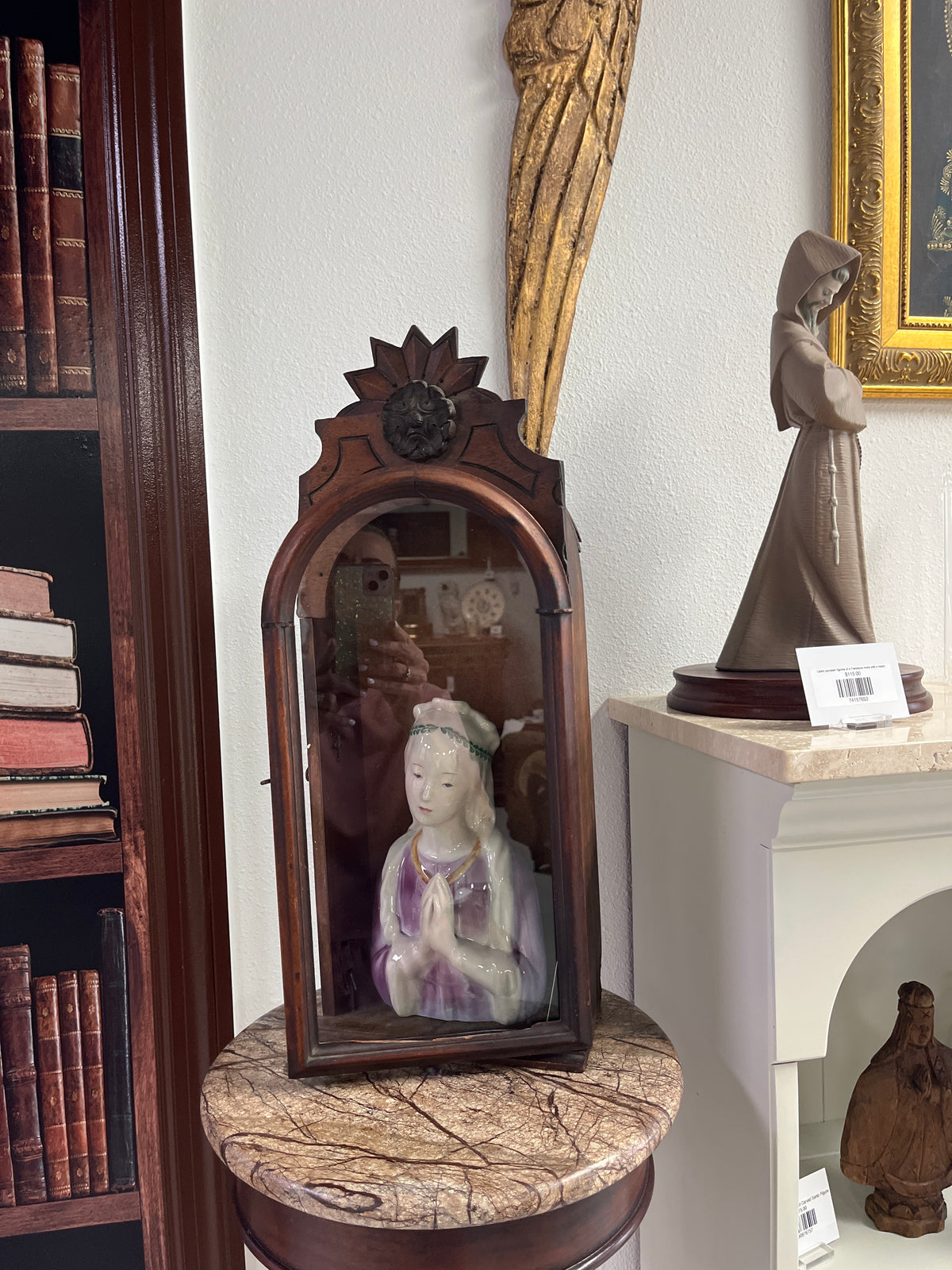1920 Ornate Wooden Shadow Box