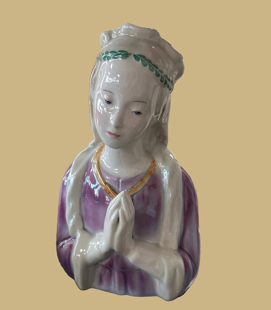 Goldscheider Porcelain Madonna by Piera Funaro