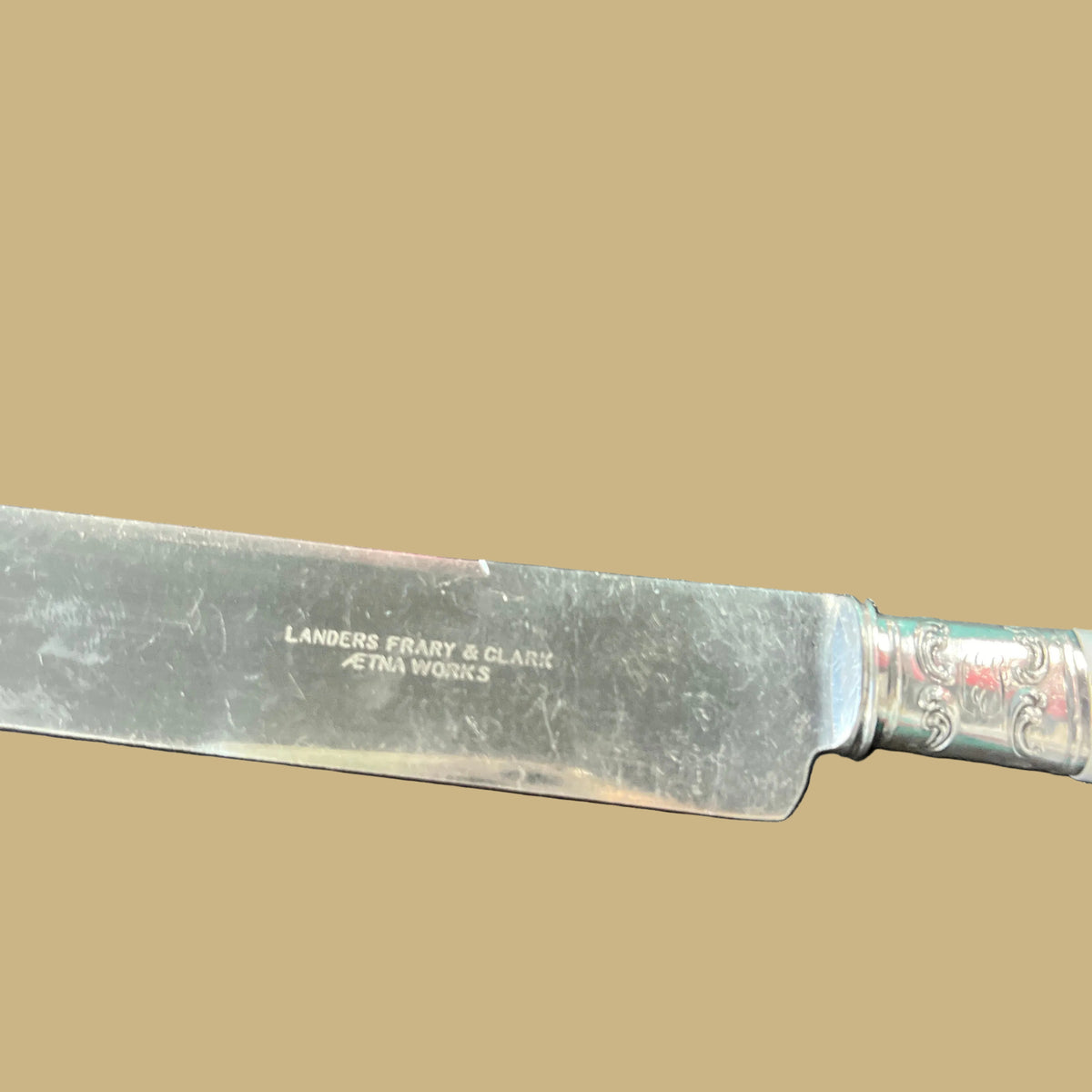 Landers, Frary & Clark Set of 6 Knives Monogrammed