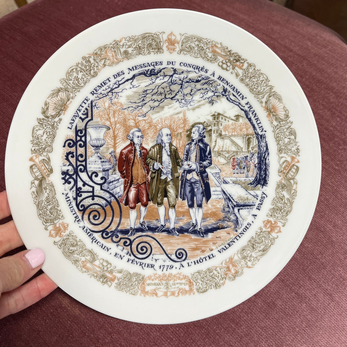 1974 Henri d'Arceau & Fils Limoges Collector Plate