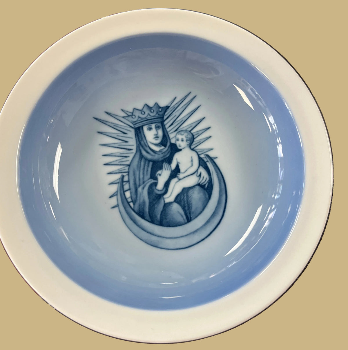 Royal Copenhagen Madonna & Child Saeby Bank 75th Anniversary