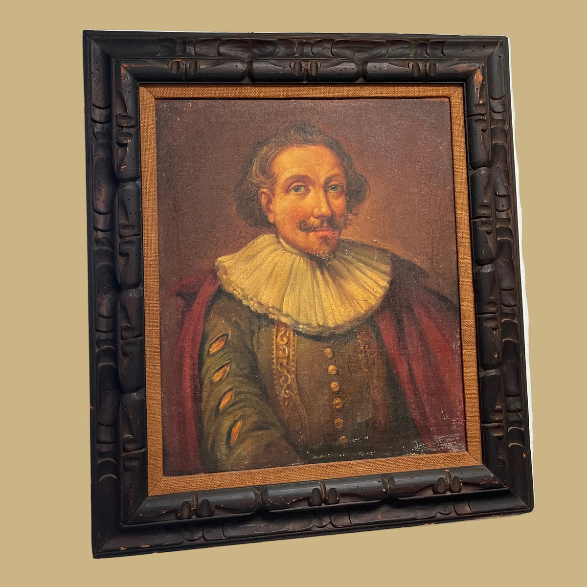 17th-century European Portrait Painting of a Nobleman