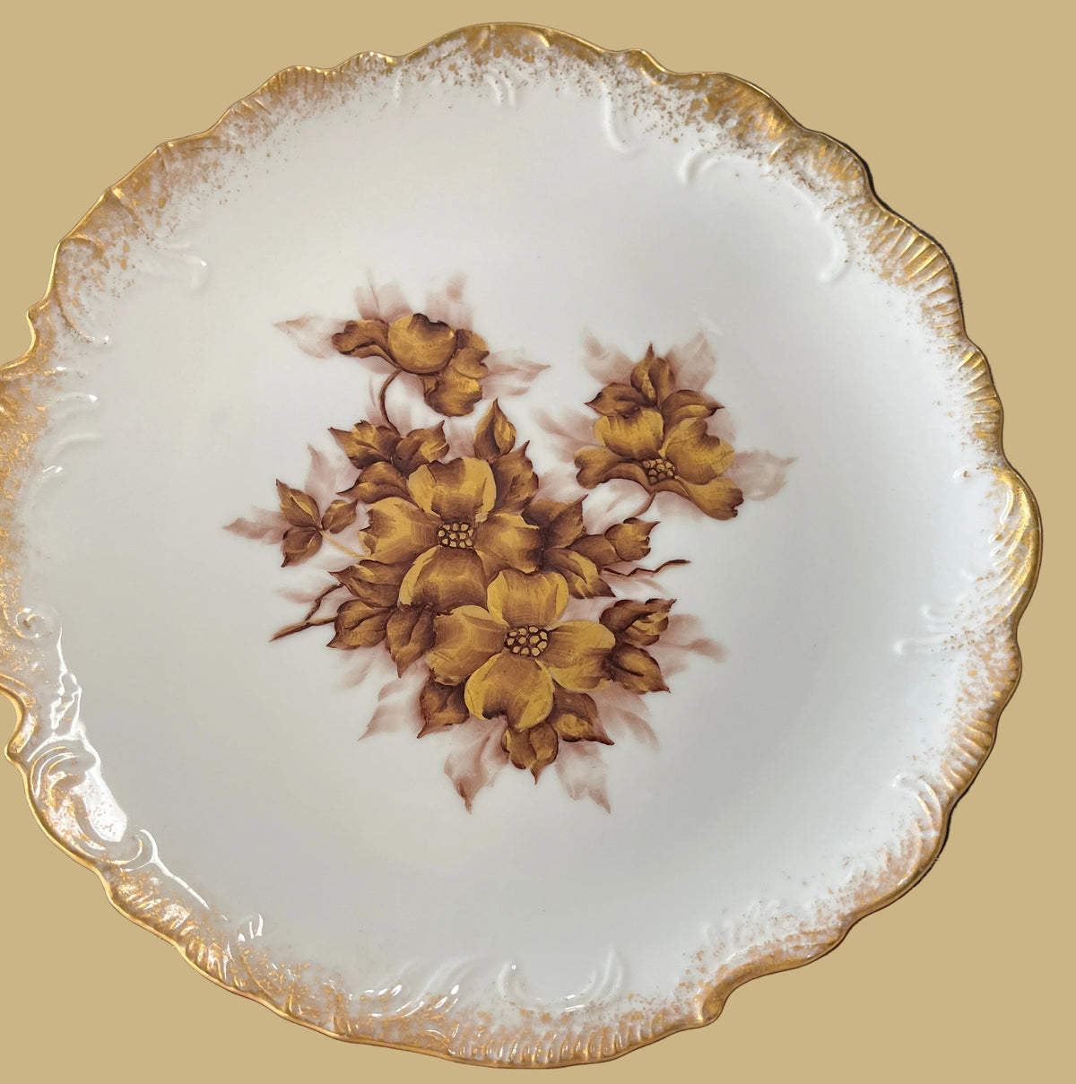 Kaplan Style Hand-Painted Decorative Plate