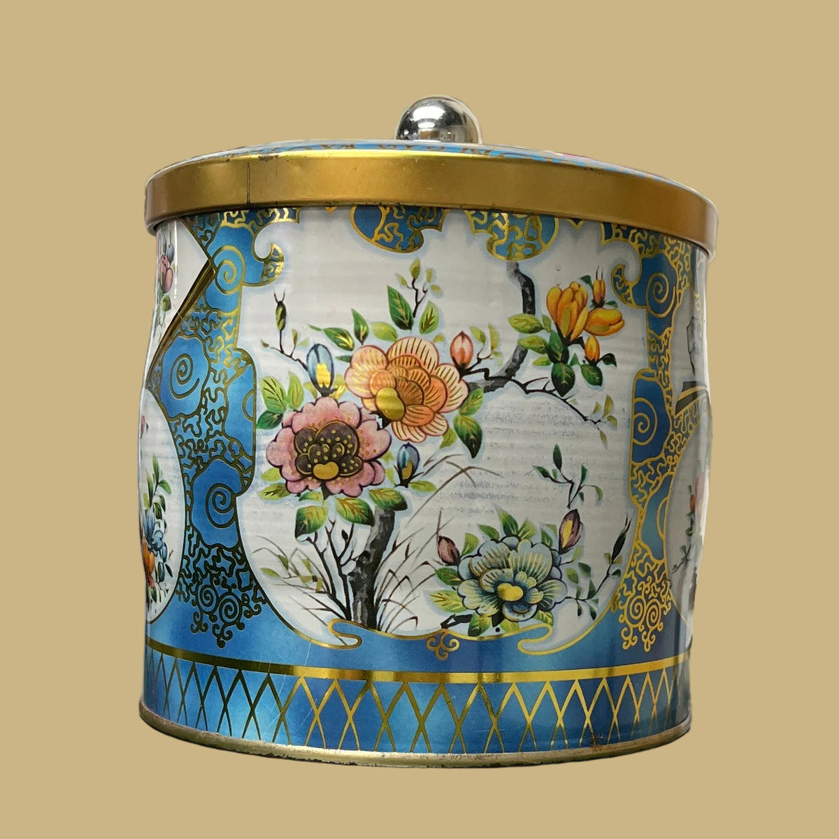 Vintage Chinoiserie Ginger Jar