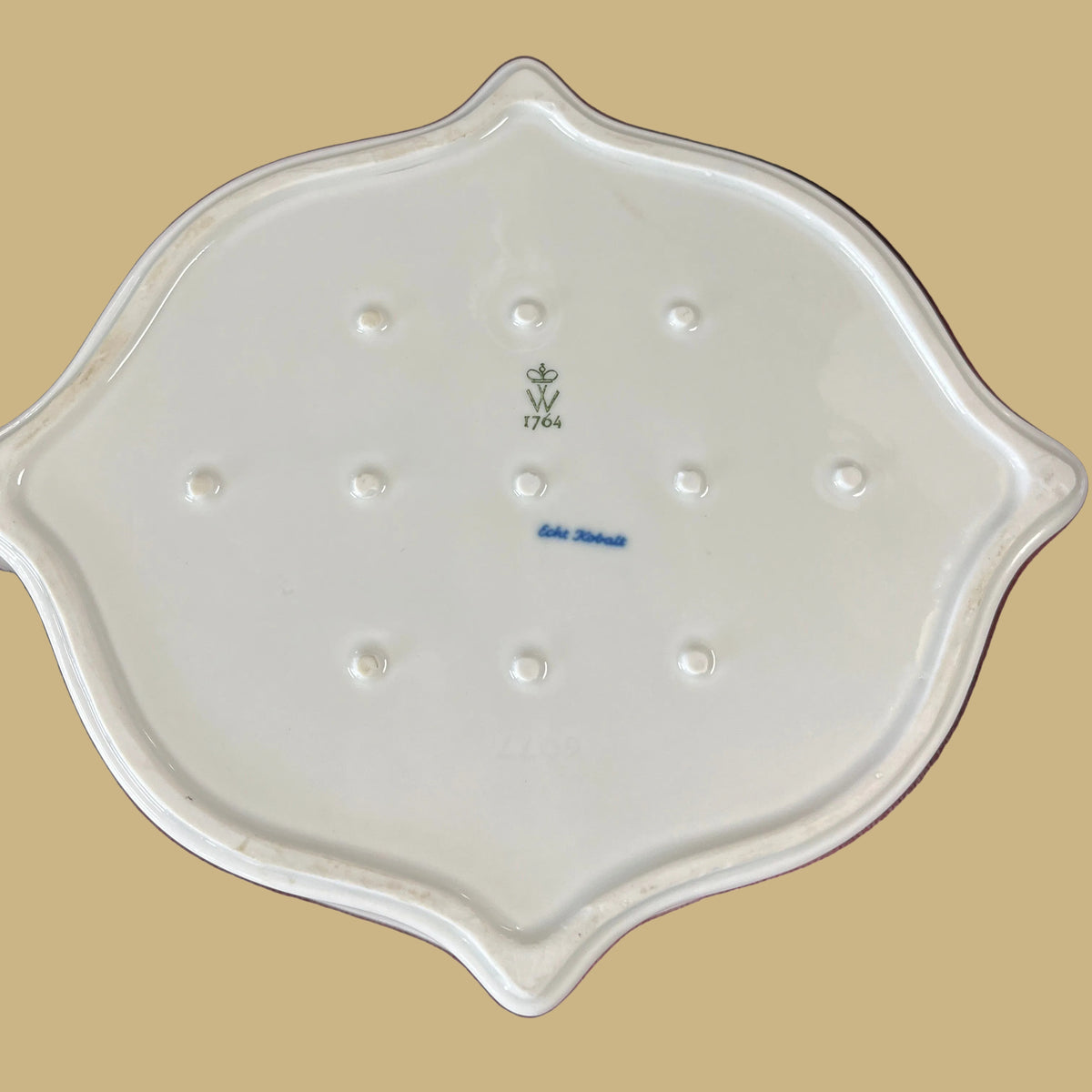 German Wallendorf Porcelain Basket