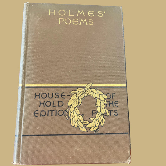 19th-century "Household Edition" of Oliver Wendell Holmes' Poems