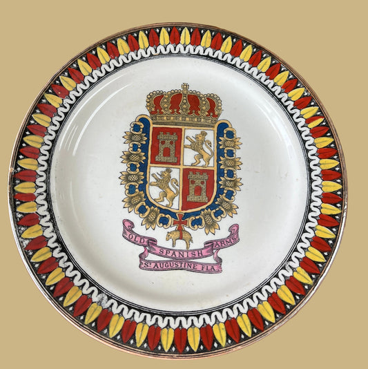Antique Adams Tunstall St. Augustine Plate