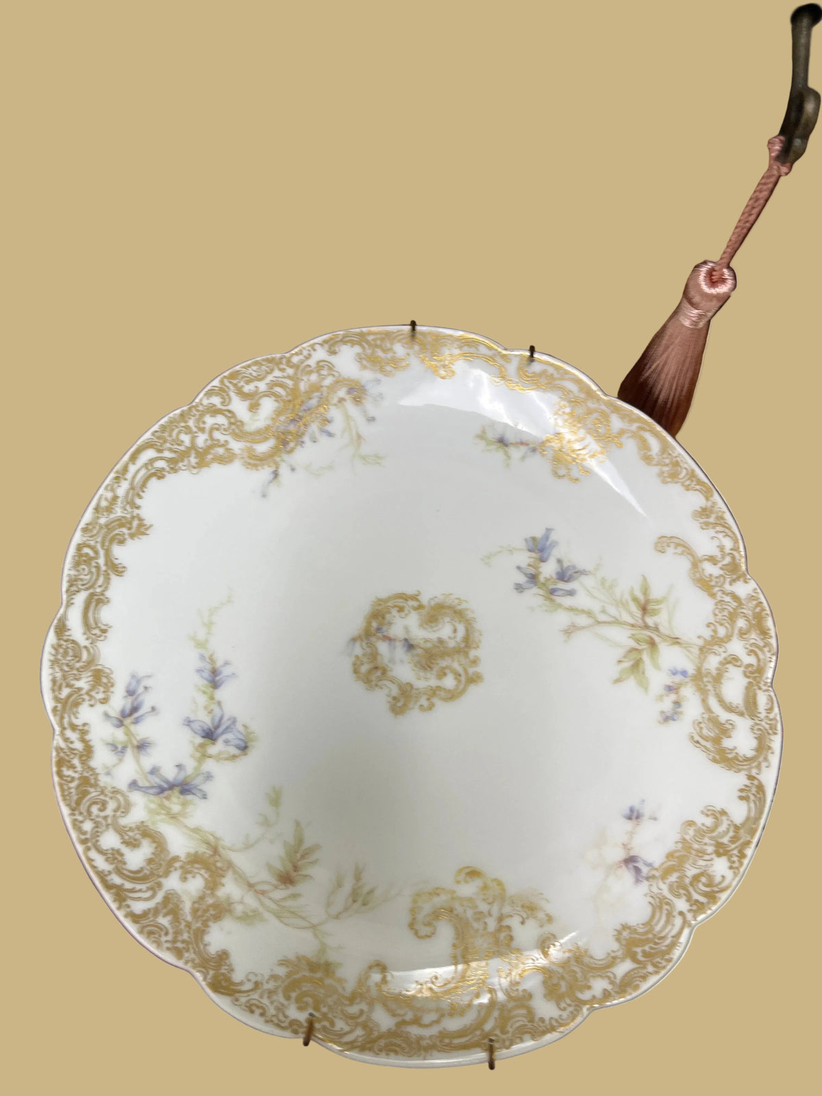 Antique Haviland Limoges Plate, Schleiger 440 Pattern