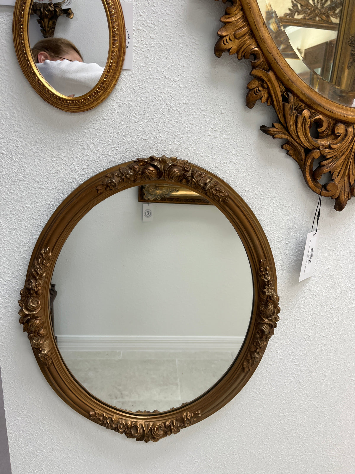 Vintage Oval Mirror