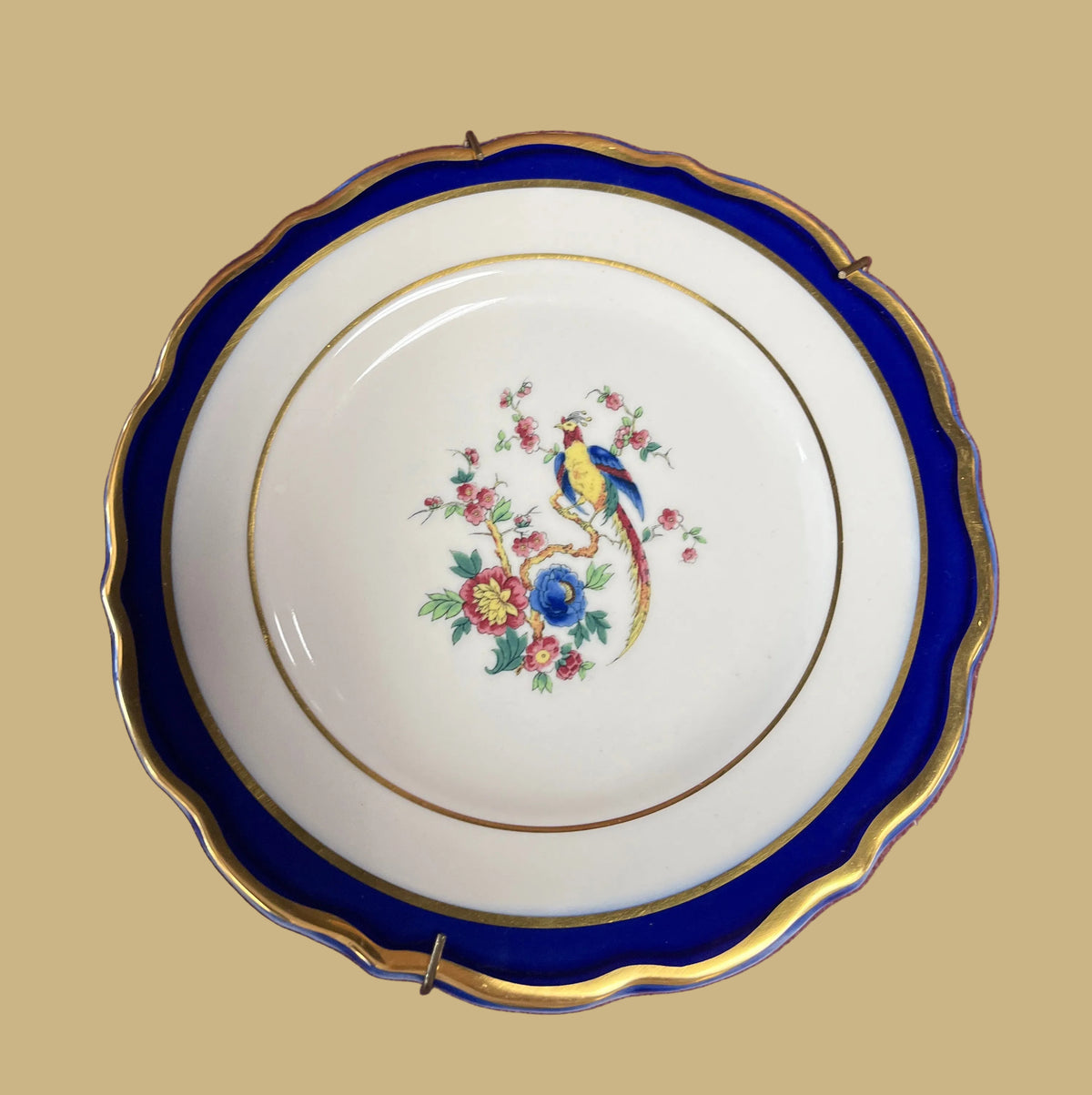 Syracuse China Plate w/Exotic Bird
