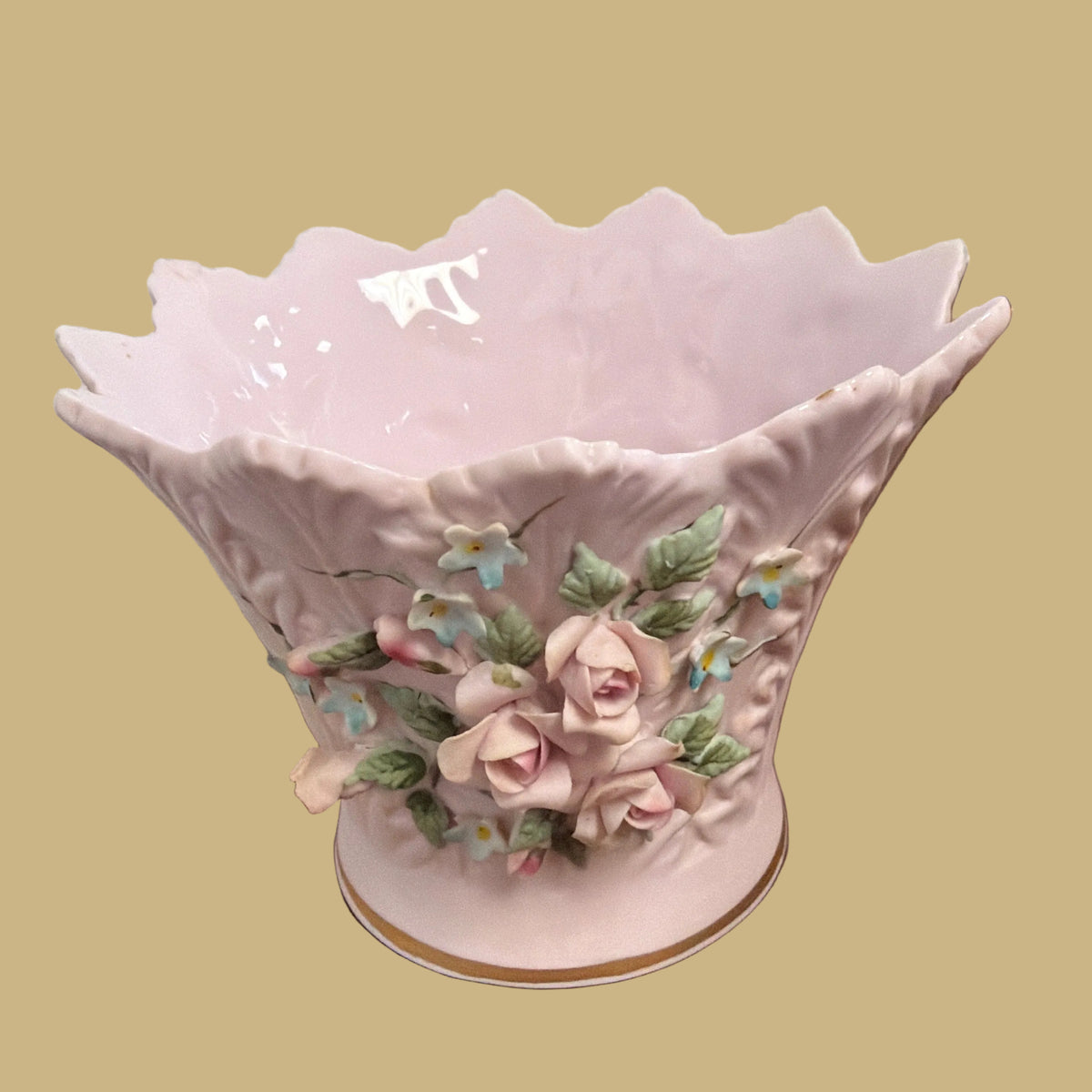 Lefton Bisque Vase