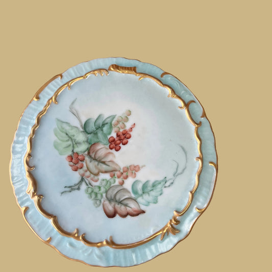 Hand Painted Plate Signed by A. Morey