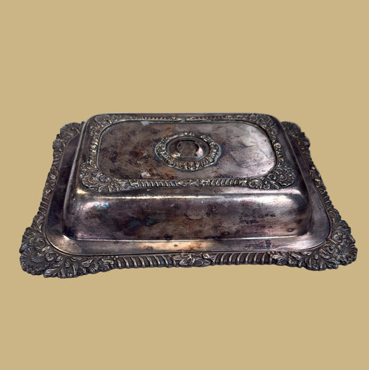 Silver-plated Lidded Serving Tureen