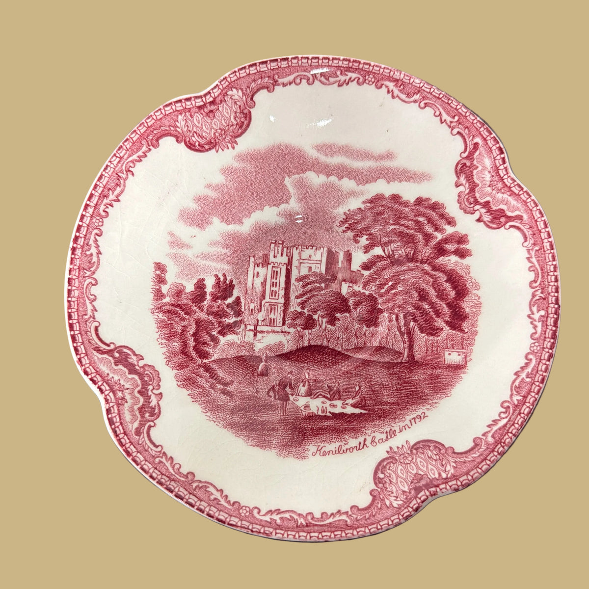 Johnson Brothers Old Britain Castles - Kenilworth Castle Saucer