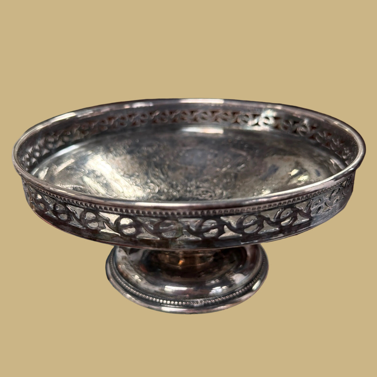 Barker & Ellis Silver Plated Compote