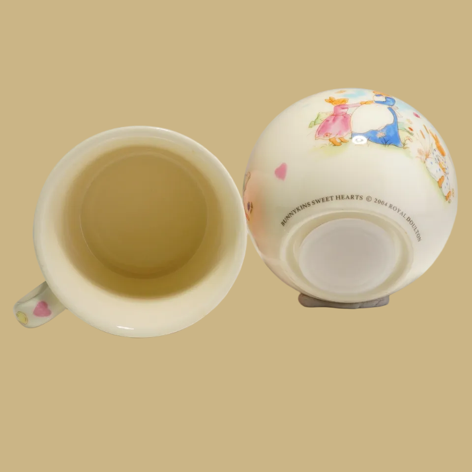 Royal Doulton Bunnykins Sweet Hearts Mug & Money Bank, Set