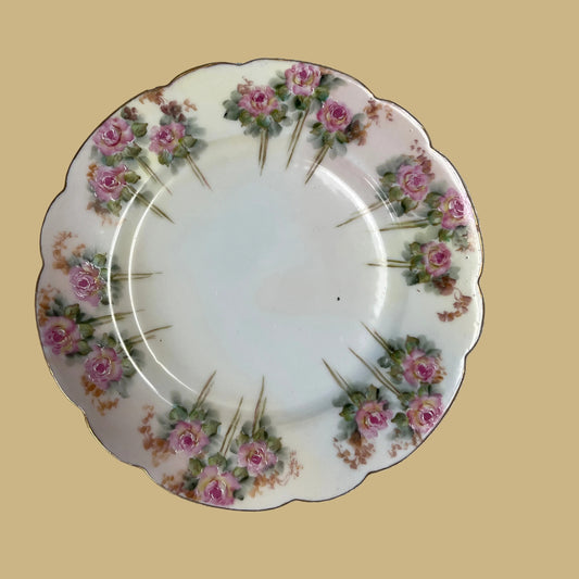 Hand-Painted Elite France Plate Signed by C. Gorveyy
