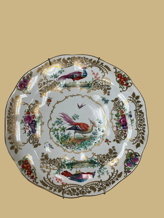 Antique Maple & Co. Ltd. London Plate w/Maker's Mark