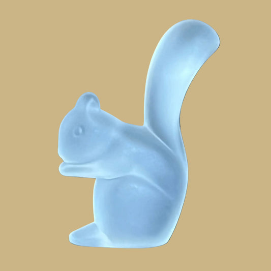 Baccarat Crystal Squirrel Figurine, Frosted