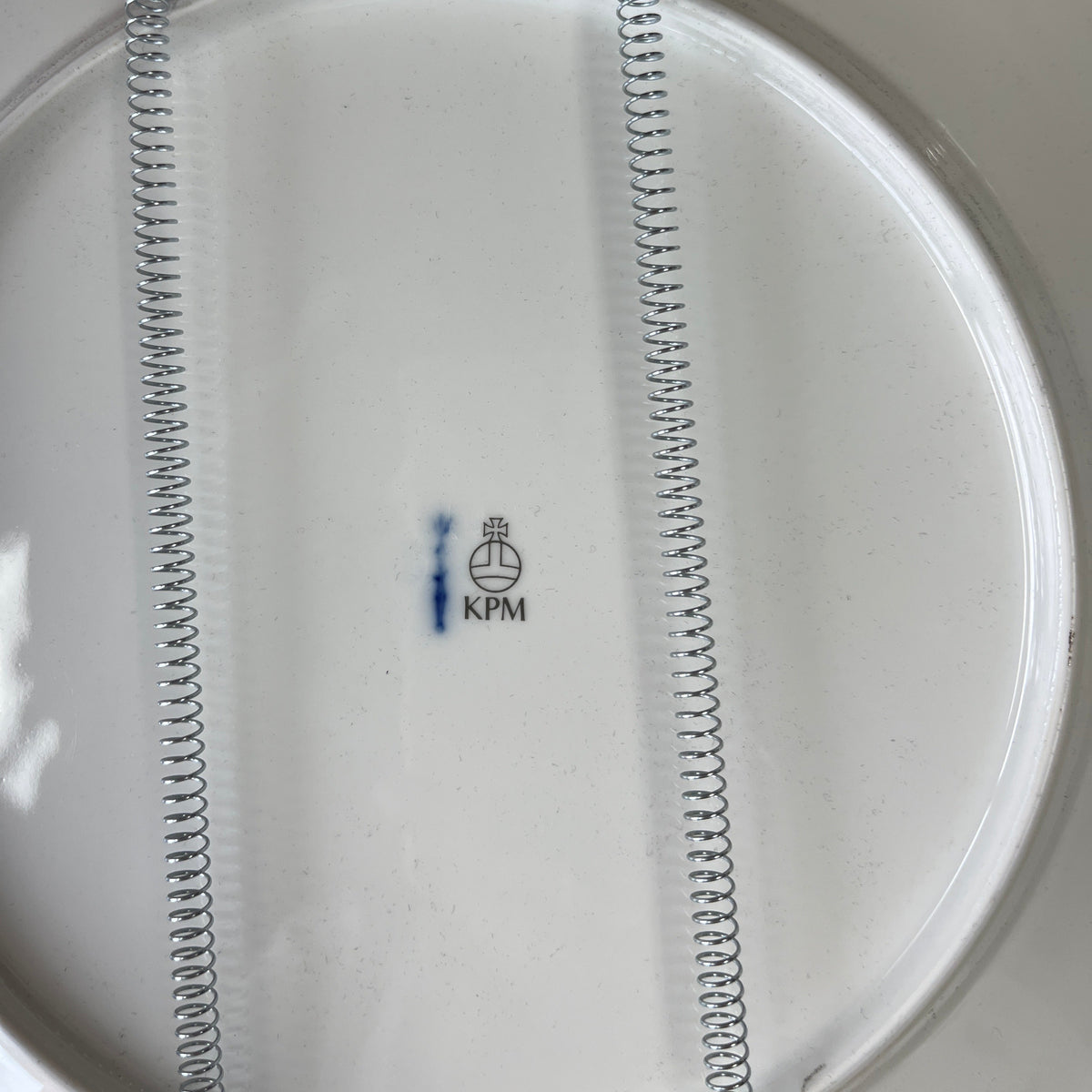 KPM Berlin Plate Depicting Jagdschloss Grunewald