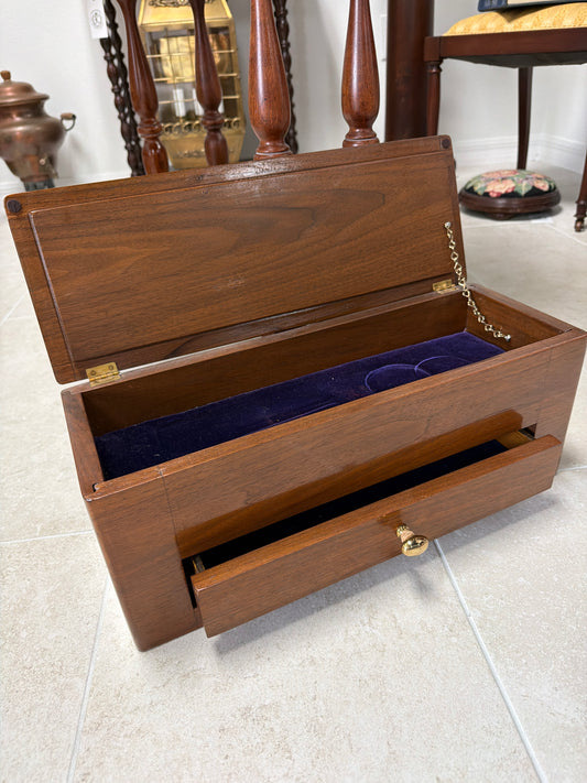 Vintage Wood Jewelry Box
