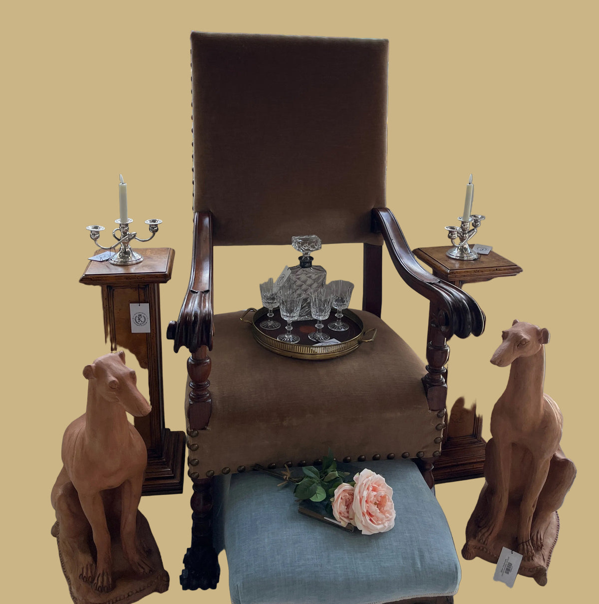 Antique Wooden French Chair