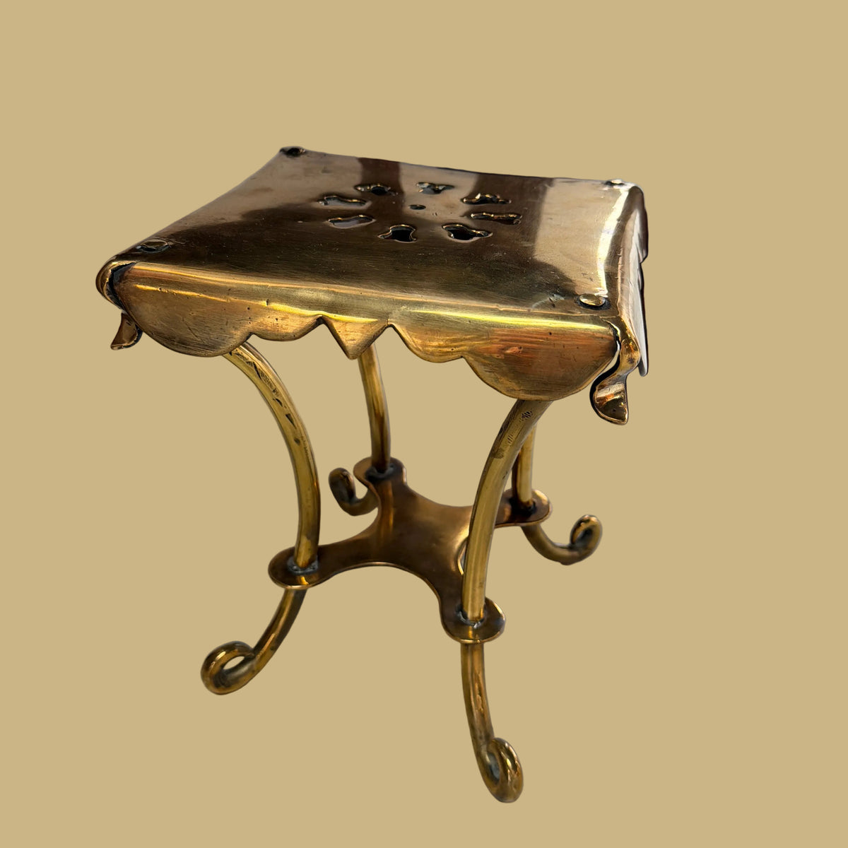 19th Century Brass Footman