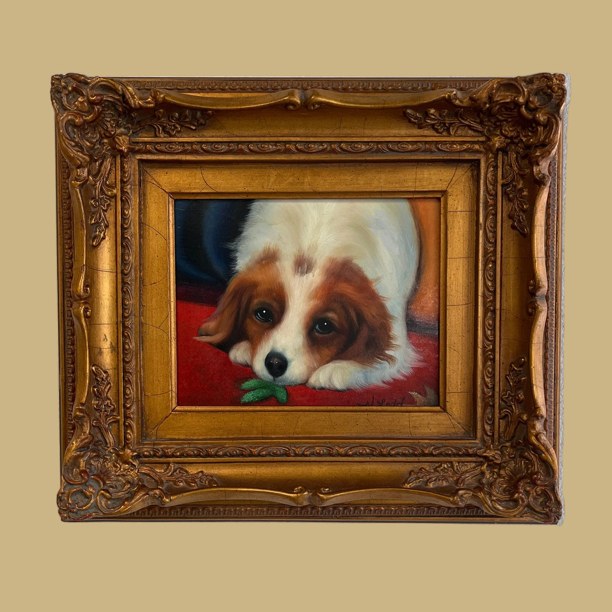 Vintage Oil Painting by Ladd