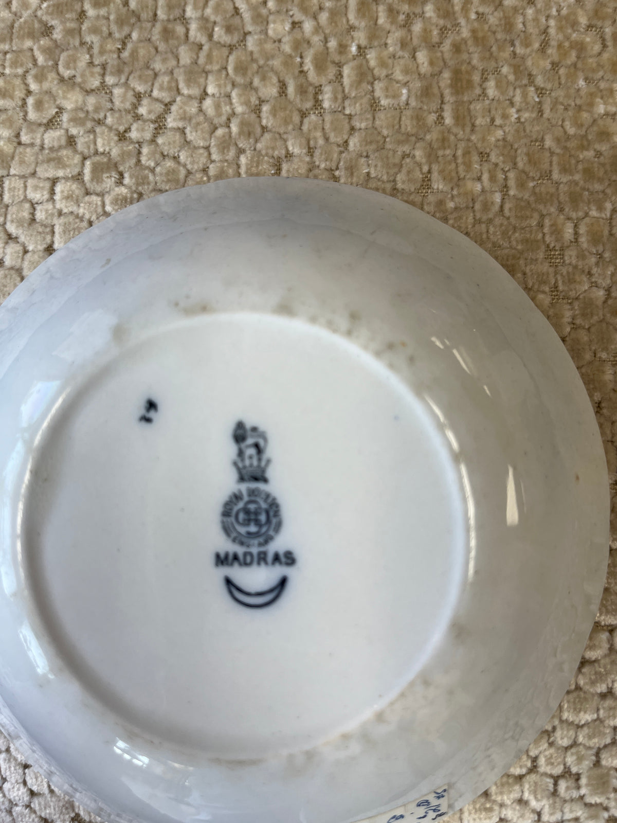 Antique Royal Doulton Bowl/Madras Pattern