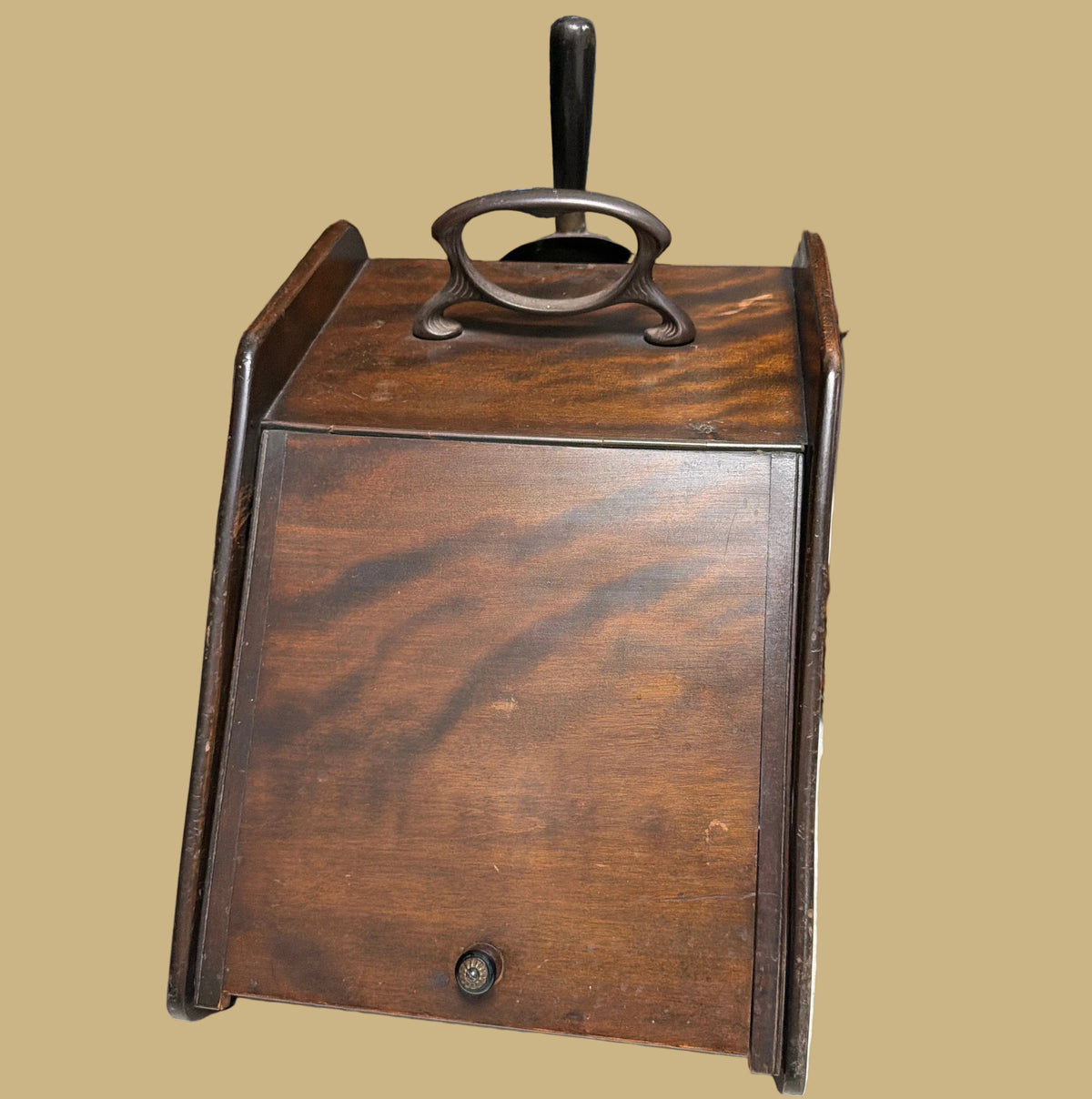 Antique Wooden Coal Box