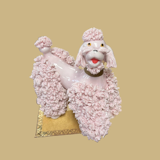 Vintage Pink Spaghetti Poodle