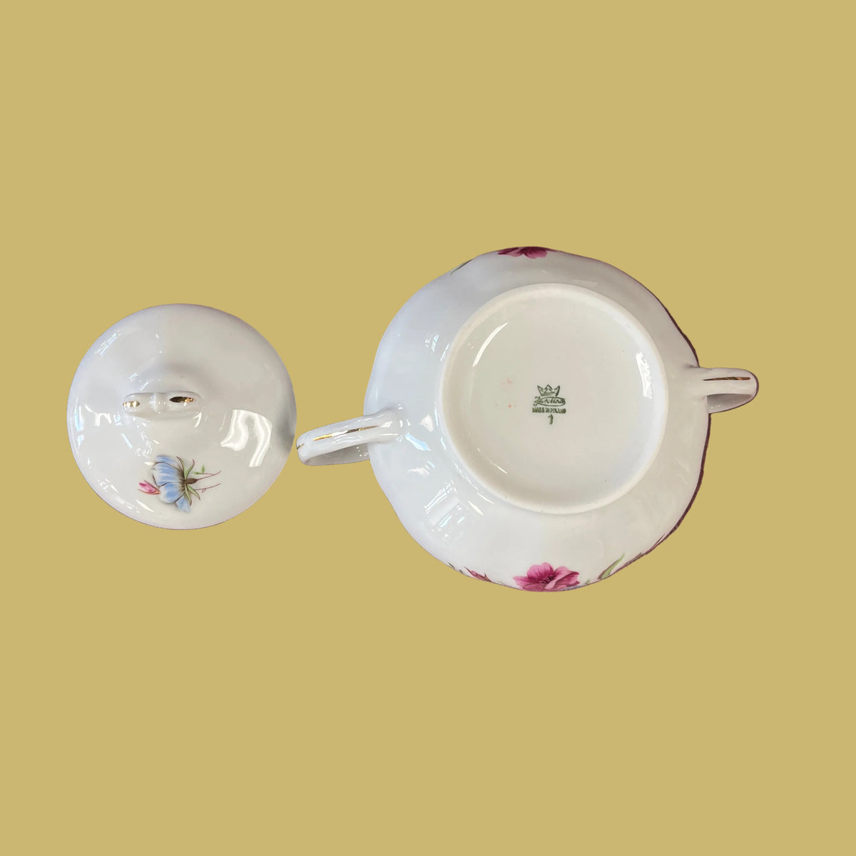 Mid-Century Favolina-Karolina Lidded Sugar Bowl