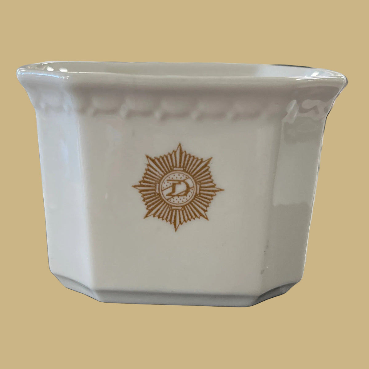 Vintage Porcelain Vessel for The Diplomat Hotel