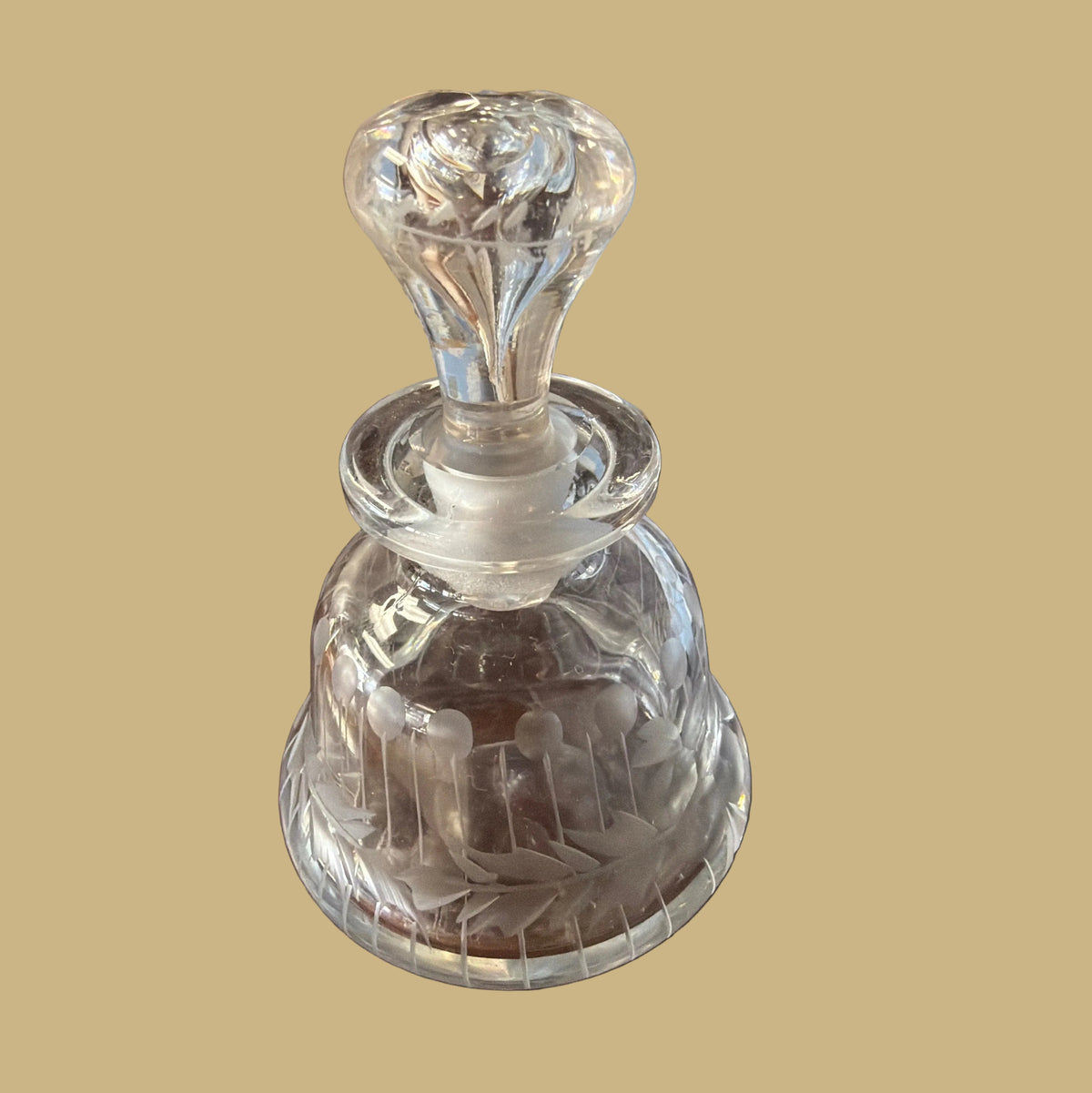 Etched Decanter