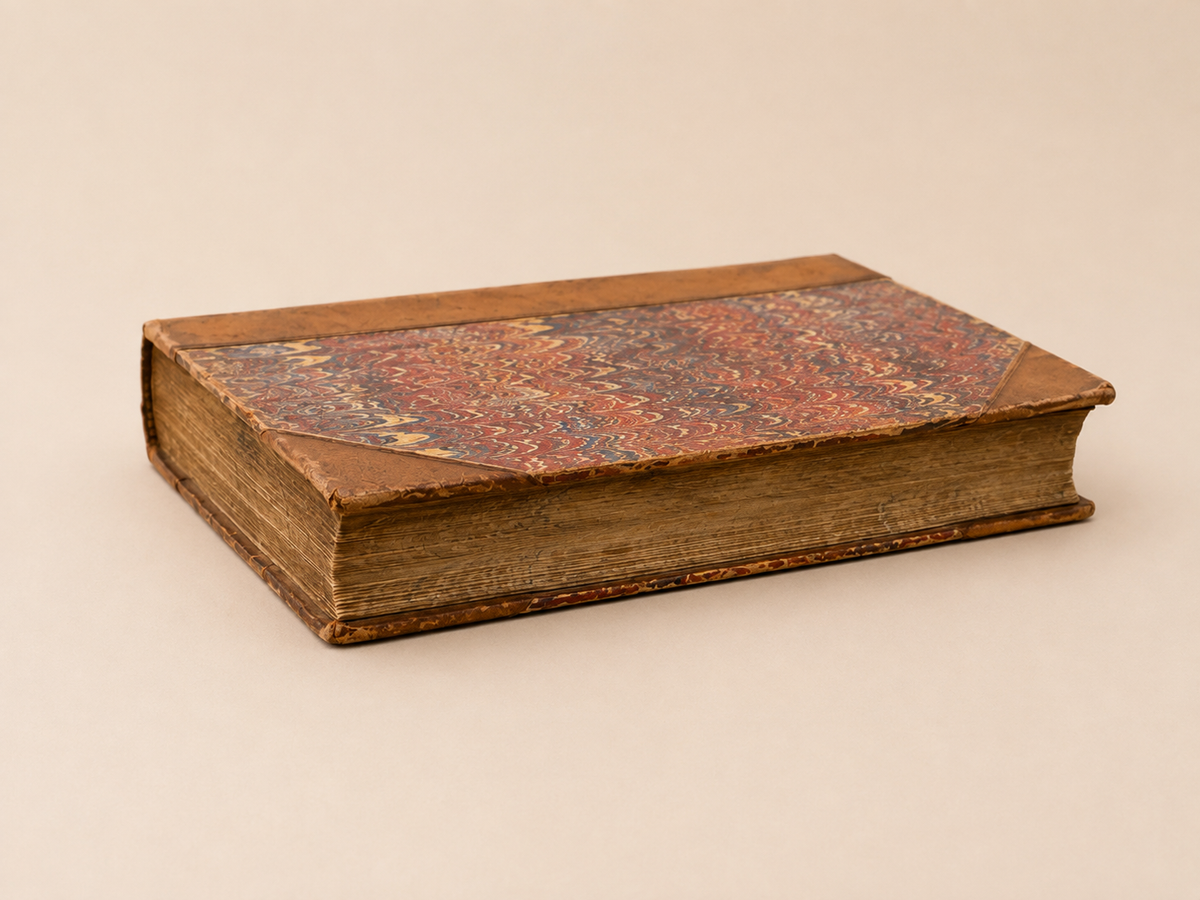 Antique Leather-Bound Volume II ‘Half-Hours with The Best Authors’
