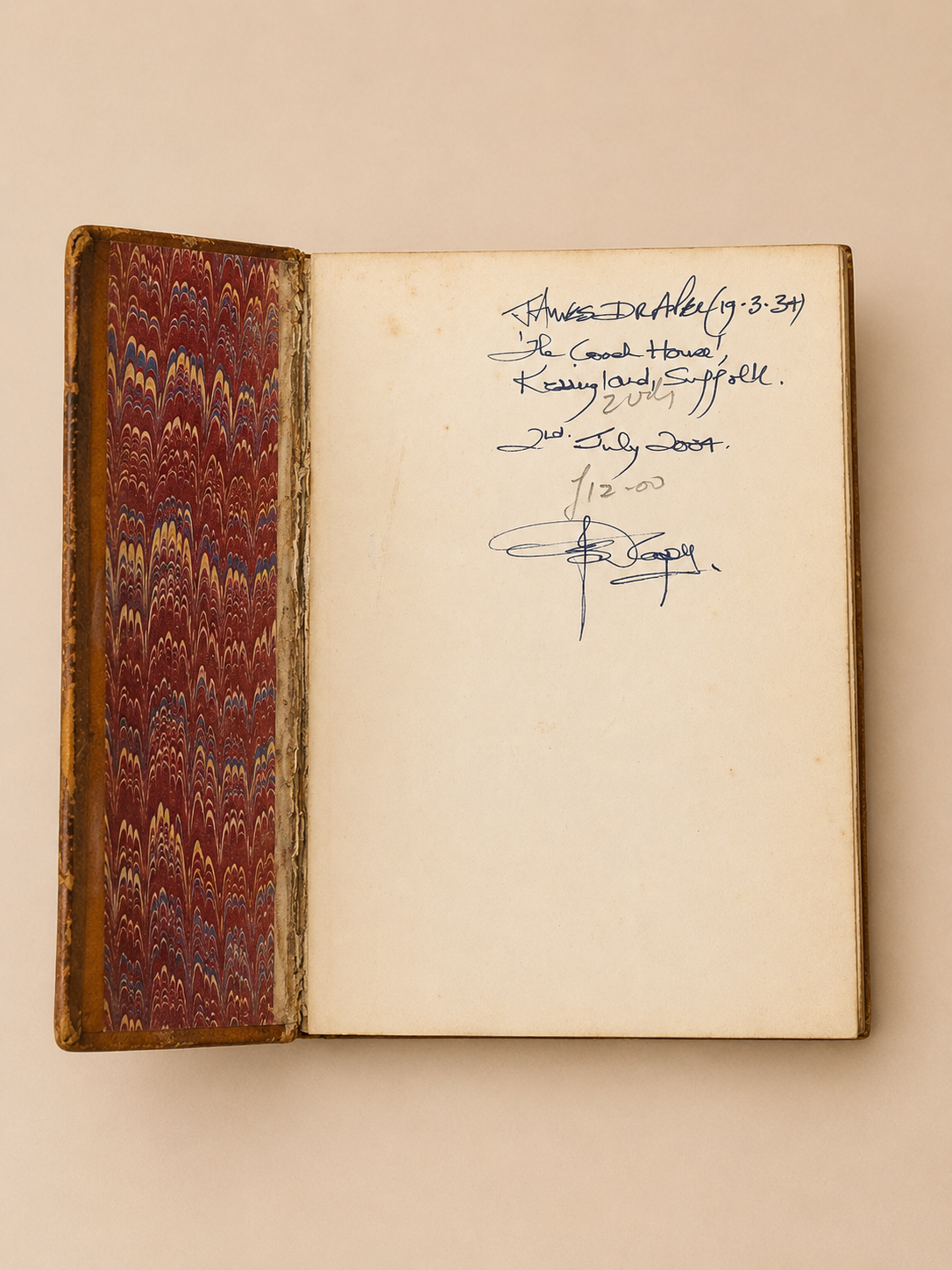 Antique Leather-Bound Volume II ‘Half-Hours with The Best Authors’