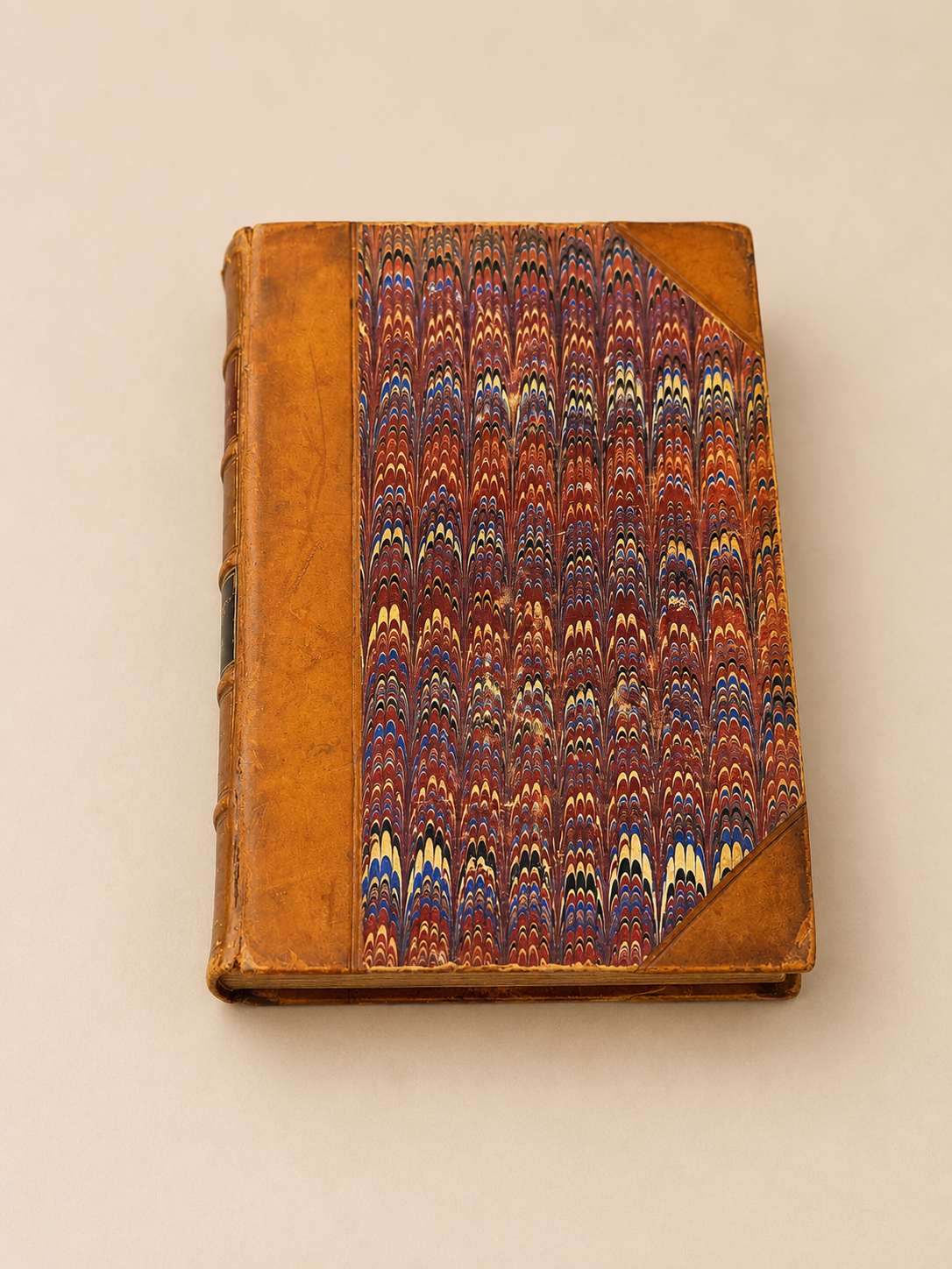 Antique Leather-Bound Volume II ‘Half-Hours with The Best Authors’