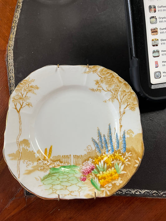 English Country Garden Plate