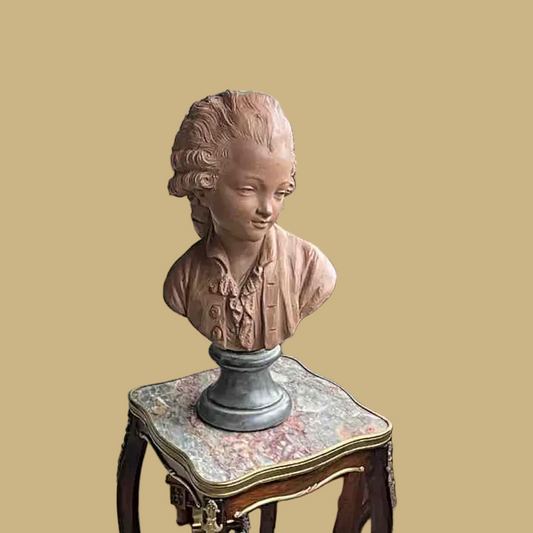 Terracotta Bust of a Young Boy, Possibly Mozart