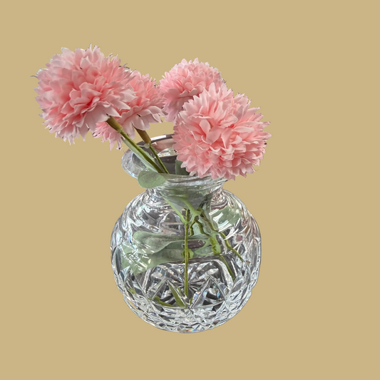 Hand Cut Crystal Vase