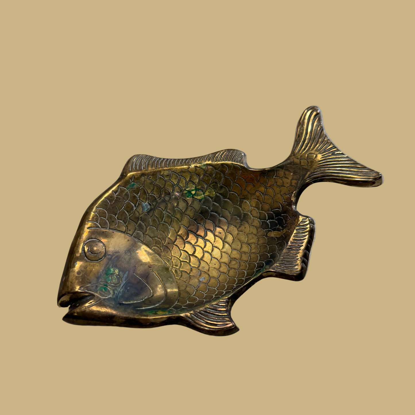 Brass Fish Trinket Dish